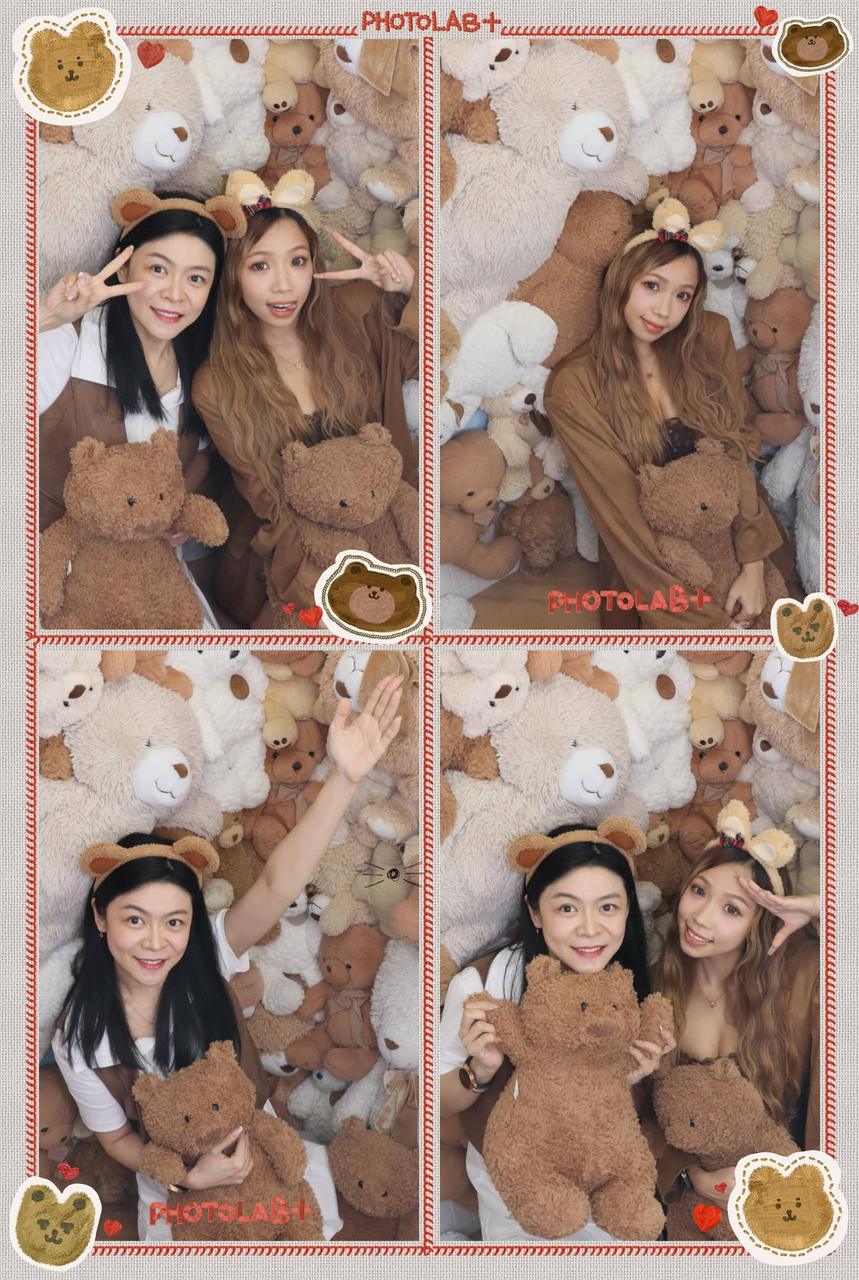 Photolab+ 熊熊主题四宫格实拍